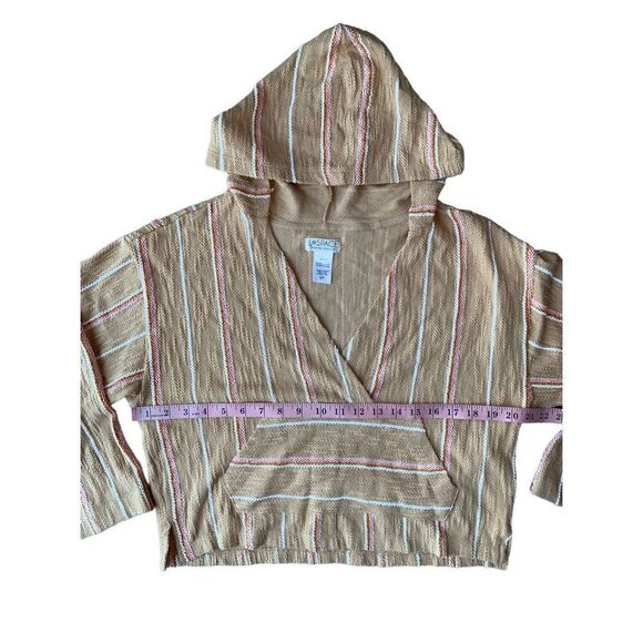 L Space Paradise Sunrise Stripe Print Hooded Pullover - Picture 8 of 10